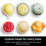 Ninja NC501 CREAMi Deluxe 11-in-1 Ice Cream & Frozen Treat Maker for Ice Cream, Sorbet, Milkshakes, Frozen Drinks & More, 11 Programs, Perfect for Kids, Silver, 11 Functions + (2) 24 oz. Pints