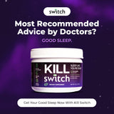 Magnesium Hot Chocolate Killswitch Nootropics Brain & Sleep Support Supplement - Calming Magnesium Powder Promotes Restful Nights & Productive Days - Real Cacao, Sugar-Free, Made in USA