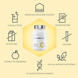 LONGEVITY LABS + spermidineLIFE Natural Supplement, Plant-Based, Wheat Germ Extract with High Spermidine Content and Zinc for Cell Renewal, Vegan-Friendly, 60 Capsules