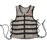 Hyperwear Hyper Vest PRO Unisex 10-Pound Adjustable Weighted Vest for Fitness Workouts, Medium, Grey