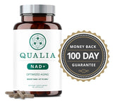Qualia NAD+ | All-in-one nicotinamide riboside nr supplement for healthy aging | Can boost NAD+ levels up to 50% with: NR (nicotinamide riboside from NIAGEN),Niacin & Niacinamide - Vegan (56 Capsules)