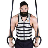 Hyperwear Hyper Vest PRO Unisex 10-Pound Adjustable Weighted Vest for Fitness Workouts, Medium, Grey