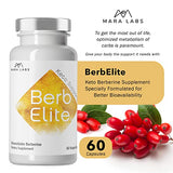 Mara Labs BerbElite | 350mg Berberine HCL & Broccoli Seed Complex for Increase Bioavailability | 30 Servings