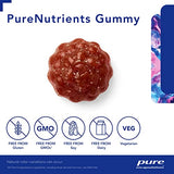 Pure Encapsulations - PureNutrients Gummy - Comprehensive Multivitamin/Mineral Complex Enhanced with Organic Berries and Fruits - 100 Gummies - Natural Raspberry-Lemonade Flavor