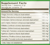 Four Sigmatic 10 Mushroom Blend - Lions Mane, Reishi, Cordyceps, Chaga, Enoki, Maitake, Shiitake, Tremella, Meshima, Agaricus Blazei, dual-extracts, 60 gram, 30 servings