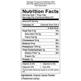 Viva Naturals #1 Best Selling Certified Organic Cacao Powder from Superior Criollo Beans, 1 LB Bag