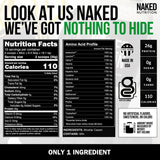 NAKED nutrition Naked Casein - 1Lb Micellar Casein Protein - Bulk, GMO-Free, Gluten Free, Soy Free, Preservative Free - Stimulate Muscle Growth - Enhance Recovery - 15 Servings