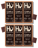 Hu Chocolate Bars | 6 Pack Simple Chocolate | Natural Organic Vegan, Gluten Free, Paleo, Non GMO, Fair Trade Dark Chocolate | 2.1oz Each