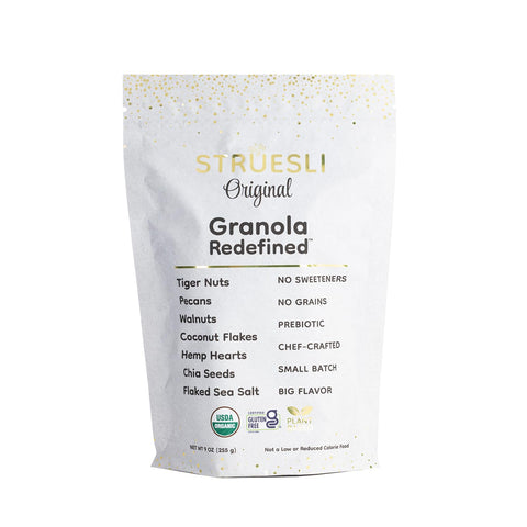 Struesli - Organic Granola Redefined | No Sweeteners | No Grains | Keto Friendly | Paleo Friendly (Original)