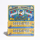 Fishwife Sardines with Preserved Lemon 3-Pack (4.20 Ounce) | Wild-Caught & Hand-Packed with Spanish Extra Virgin Olive Oil | MSC-Certified Sustainable Seafood, High Protein, Gluten Free, Paleo Friendly, Keto Friendly