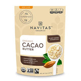 Navitas Organicsy, GlutenFree & Keto, Cacao Butter 8 Ounce