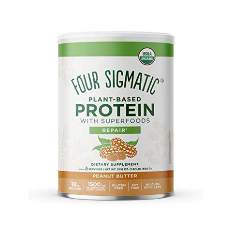 Organic Plant Protein - Plant-Based Vegan Protein Powder, USDA