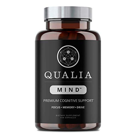 NEUROHACKER COLLECTIVE Qualia Mind Nootropics | Top Brain Supplement Capsule for Memory, Focus, & Concentration with Ginkgo biloba, Alpha GPC, Bacopa monnieri, DHA & More (154 Ct)
