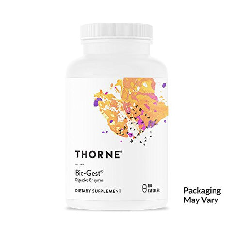Thorne Research - Bio-Gest - Blend of Digestive Enzymes to Aid Digestion - 180 Capsules