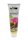 The Dirt Natural Organic Fluoride Free Toothpaste with MCT Coconut Oil (72g) Royal Rose Cacao Mint