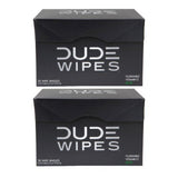 DUDE Wipes Flushable Wet Wipes (2 Packs 30 Wipes) Individually Wrapped for Travel, Unscented Wet Wipes with Vitamin-E & Aloe, 100% Biodegradable Septic and Sewer Safe