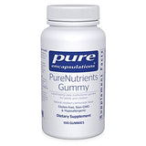 Pure Encapsulations - PureNutrients Gummy - Comprehensive Multivitamin/Mineral Complex Enhanced with Organic Berries and Fruits - 100 Gummies - Natural Raspberry-Lemonade Flavor