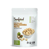Sunfood Macadamia Nuts, 8 Ounces, Organic, Raw