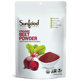 Sunfood Superfoods Beet Powder- 100% Pure Organic. 8 oz Bag