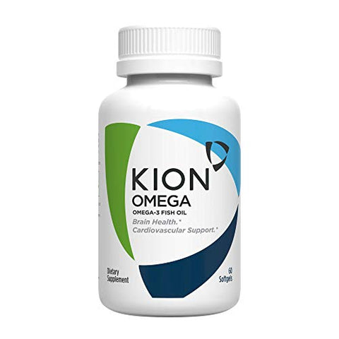 Kion Omega-3 Fish Oil | Brain Health and Cardiovascular Support | 30 Servings