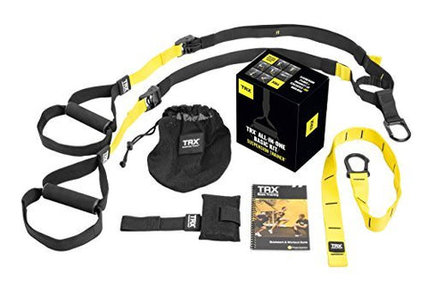 TRX Training - Suspension Trainer Basic Kit + Door Anchor, Complete Full Body Workouts Kit for Home and on the Road