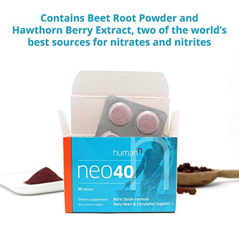 HumanN Neo40 Daily Heart and Circulation Support Nitric Oxide Boosting ...