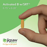 Jigsaw Health Activated B Complex w/SRT - Supports Healthy Energy, Contains B1, B3, B5, B6, B12, and Folate Highly Absorbable - 120 Count