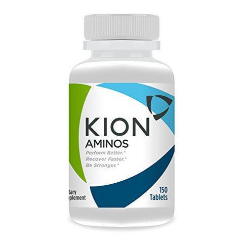 Kion Aminos Essential Amino Acids Tablets Supplement | Support Muscle Gain & Recovery | 30 Servings
