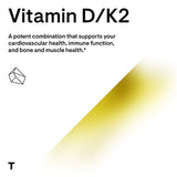 Thorne Research - Vitamin D/K2 Liquid (Metered Dispenser) - Dietary Supplement with Vitamins D3 and K2 to Support Healthy Bones and Muscles - 1 fluid ounce (30 mL)