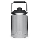 YETI Rambler Vacuum Insulated Stainless Steel Half Gallon Jug with MagCap, Stainless Steel