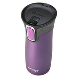 Contigo West Loop Stainless Steel Vacuum-Insulated Travel Mug with Spill-Proof Lid, Keeps Drinks Hot up to 5 Hours and Cold up to 12 Hours, 16oz Bright Lavender