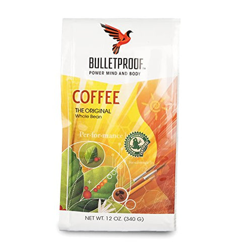 Bulletproof The Original Whole Bean Coffee, Upgraded Coffee Upgrades Your Day (12 Ounces)