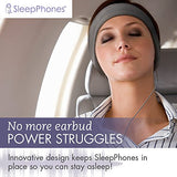 AcousticSheep SleepPhones Classic Sleep Headphones (Black, Medium - One Size Fits Most)