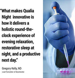 Qualia Night Sleep Aid | Non-Habit Forming | Science-Backed Supplement for Deep Refreshing Sleep | Melatonin-Free, Vegan, Non-GMO, Gluten-Free 80 count