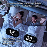 OOLER Sleep System – ME and WE Zones – Cooling and Heating Mattress Pad – Precise Temperature Control, Perfect Sleep Regulation, App and Sleep Schedule Integration (Half Cal King (84” L x 36” W))