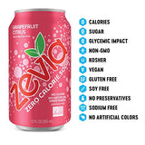 Zevia Zero Calorie Soda, Rainbow Variety Pack, Naturally Sweetened Soda, (24) 12 Ounce Cans; Cola, Ginger Root Beer, Cream Soda, Black Cherry, Dr. Zevia, Orange, Grape, and More Sugar Free Favorites