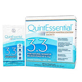 QuintEssential 3.3 - Seawater Electrolyte Liquid Minerals Supplement for Hydration, Muscle Recovery + Energy Support - Liquid Trace Minerals Electrolyte Drink (30 Sachets)