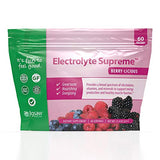 Jigsaw Health - Electrolyte Supreme Powder Drink Mix - Broad Spectrum of Electrolytes + Trace Minerals - 60 Servings (Berry, Packets)