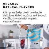 Kion Clean Protein | Grass-Fed & Pasture-Raised Whey Isolate Protein Powder | Smooth Vanilla | 30 Servings
