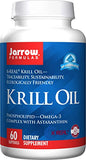 Jarrow Formulas Krill Oil, Supports Brain, Memory, Energy, Cardiovascular Health, 60 Softgels