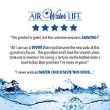 Air Water Life Aqua Ionizer Deluxe 9.0 | Best Home Alkaline Water Filtration System | Produces pH 3.0-11.5 Alkaline Water | Up to -860mV ORP | 4000 Liters Per Filter | 7 Water Settings