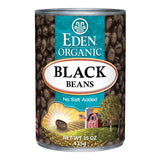 Eden Organic Black Beans, No Salt Added, 15-Ounce Cans (Pack of 12)