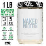 Naked Protein Powder Blend - Egg, Whey and Casein Protein Blend, Unflavored