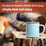 Chili with Beans and Grass Fed Beef and Bone Broth by Kettle and Fire, Pack of 2, Gluten Free Collagen Soup on the Go, Non GMO, 18g of protein, 16.9 fl oz